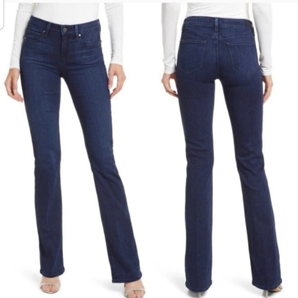 NWOT Paige Manhattan Mid Rise Slim Bootcut Jeans Size 26